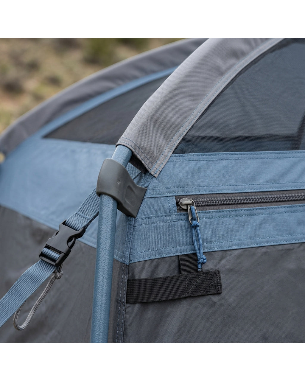 Wplfb Four Person Cabin Tent Slate Blue - Detail view