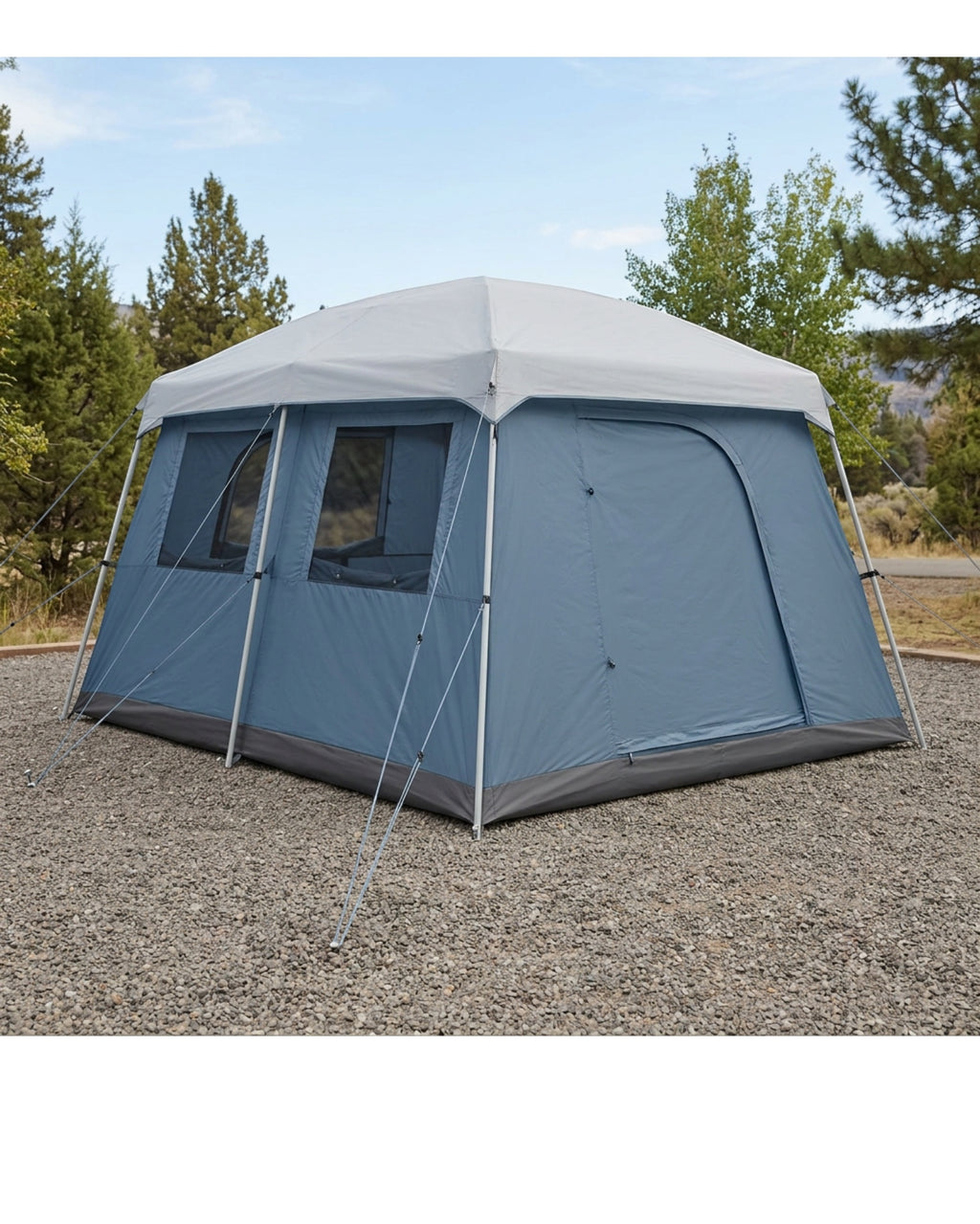 Wplfb Four Person Cabin Tent Slate Blue - Lifestyle view